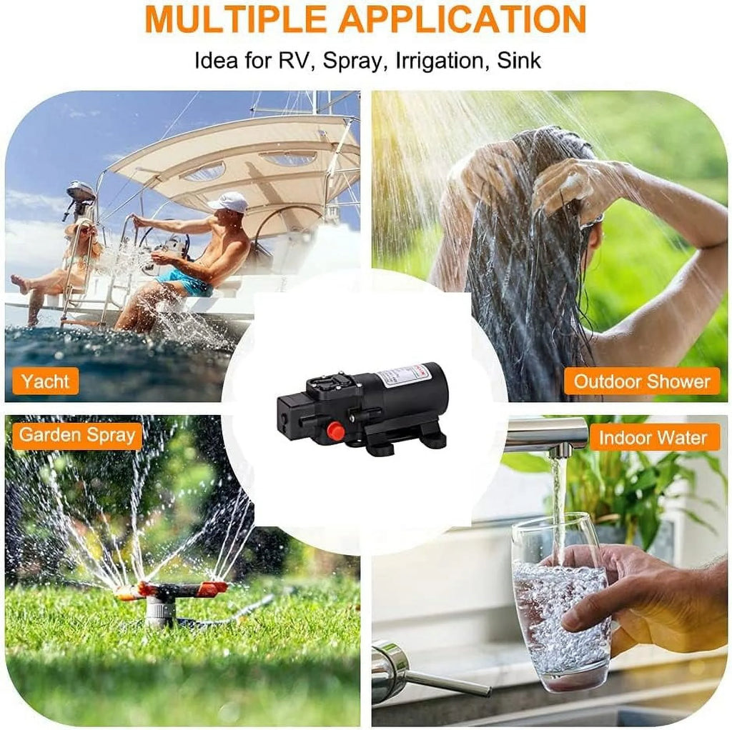 12V Water Pump 1.2GPM X7492