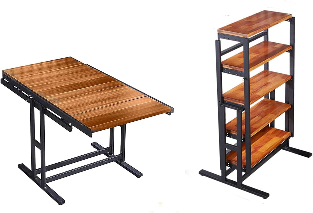 Solid Wood Shelf Table P9487
