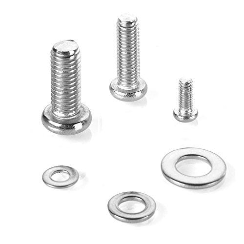 24pcs M4 M6 M8 Stainless Steel Screws Washers TV Mount Hardware Kit F2075