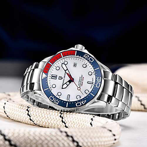 Stainless Steel Automatic Diving Watch with Ceramic Bezel N161