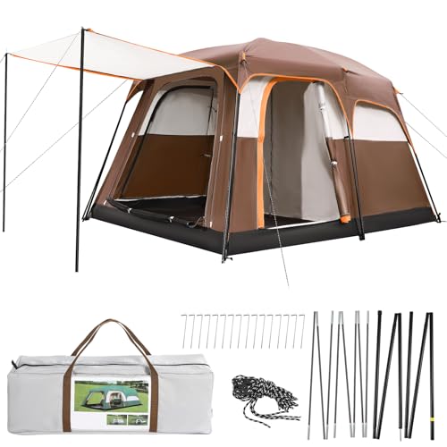 6 Person Waterproof Windproof Pop-Up Tent with Carry Bag A963340
