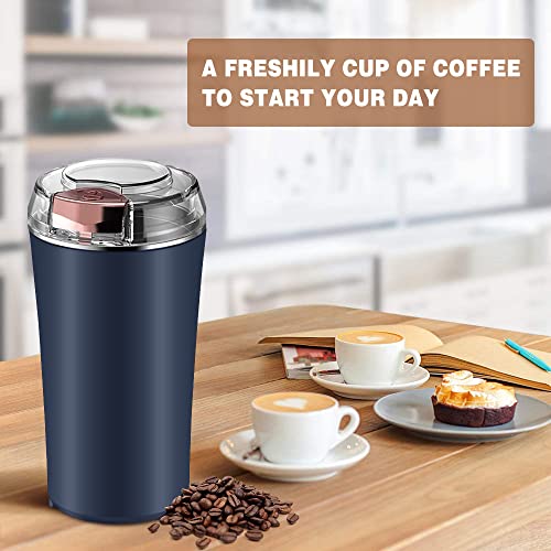 Stainless Steel Coffee Grinder (WHITE) J1450