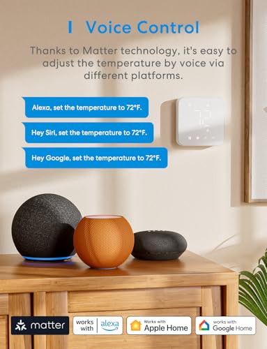 Smart Thermostat, WiFi Thermostat, C-Wire Required S7051
