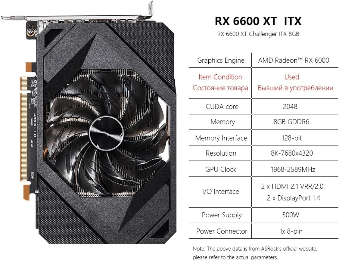 8GB GDDR6 Computer Graphics Card Q12759