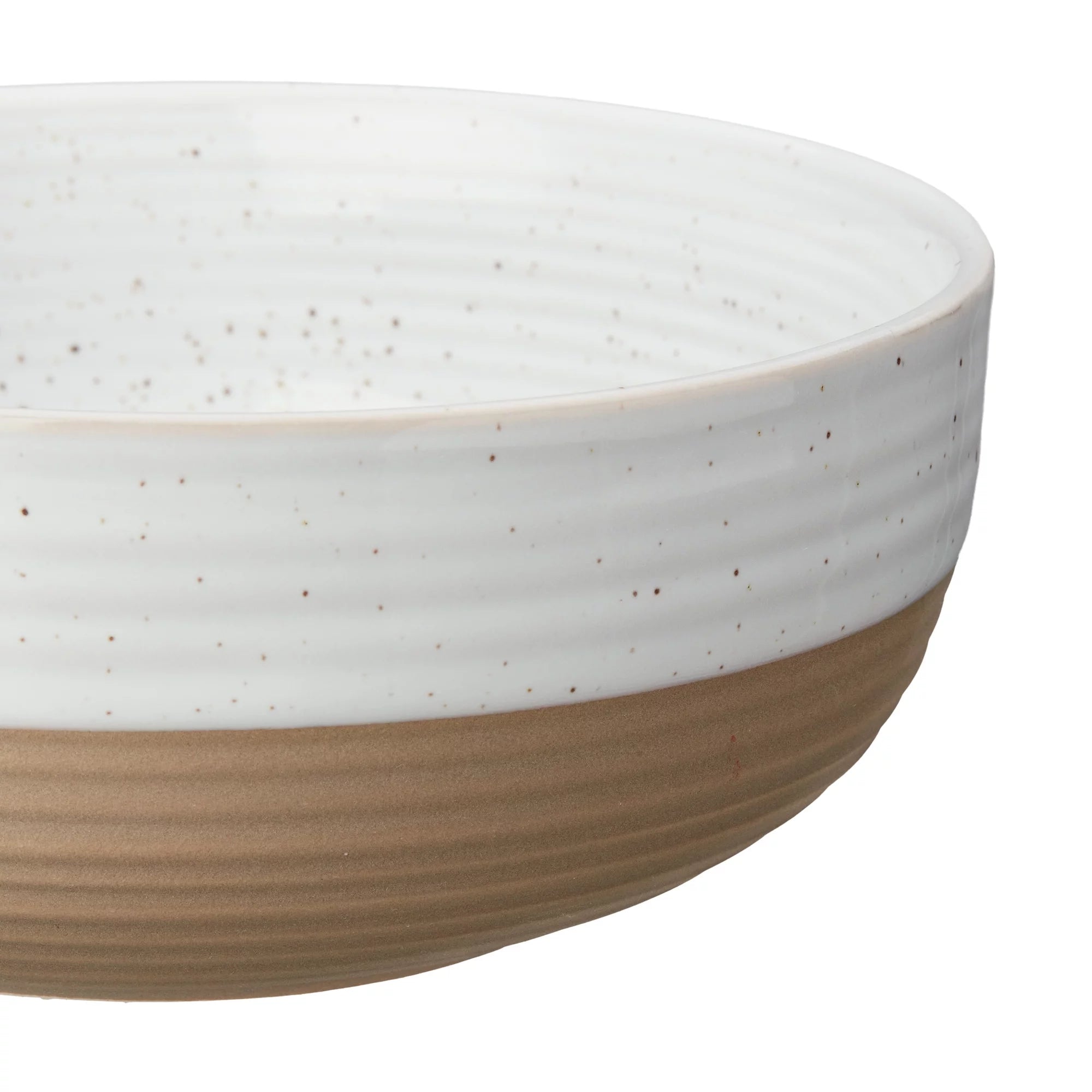 White Round Stoneware 16-Piece Dinnerware Set X19917