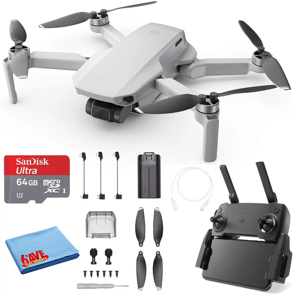 Quadcopter Drone with Controller + 64GB Card B763436