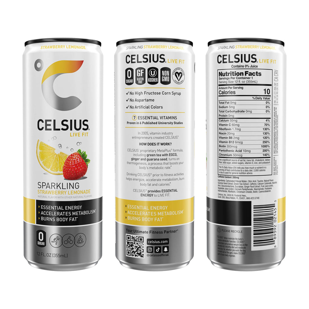 Sparkling Variety Pack Energy Drink 12 fl oz (Pack of 12) H415541