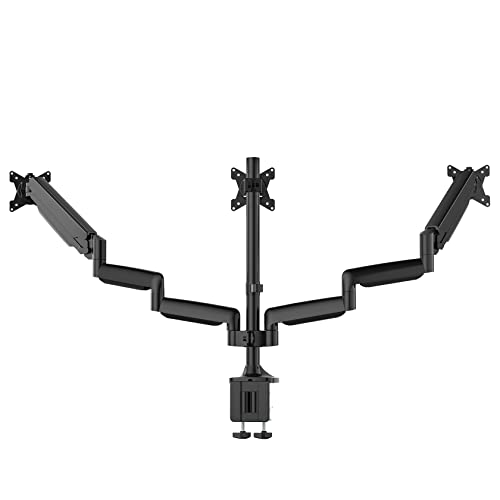 Triple Monitor Mount, Fully Adjustable Gas Spring, VESA 75x75/100x100mm U2763