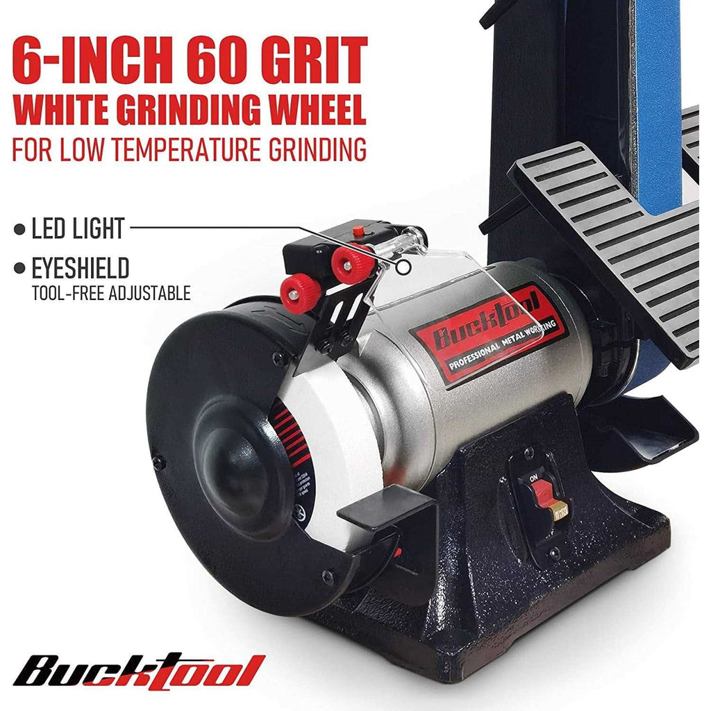 2 x 42 Belt Sander 6 Bench Grinder C654704