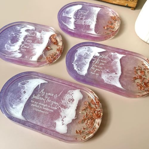 3 Pcs Silicone Rectangle Resin Molds I17871