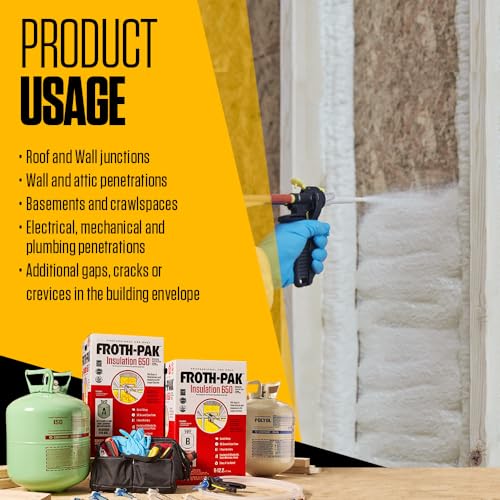 Spray Foam Insulation, 30 ft Hose, Two Component, Closed Cell K93583