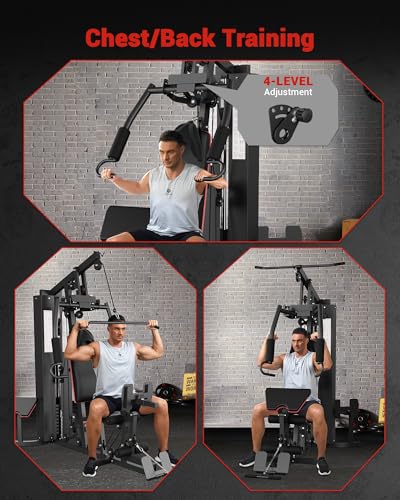 150LBS Weight Stack Full Body Home Gym Machine I217