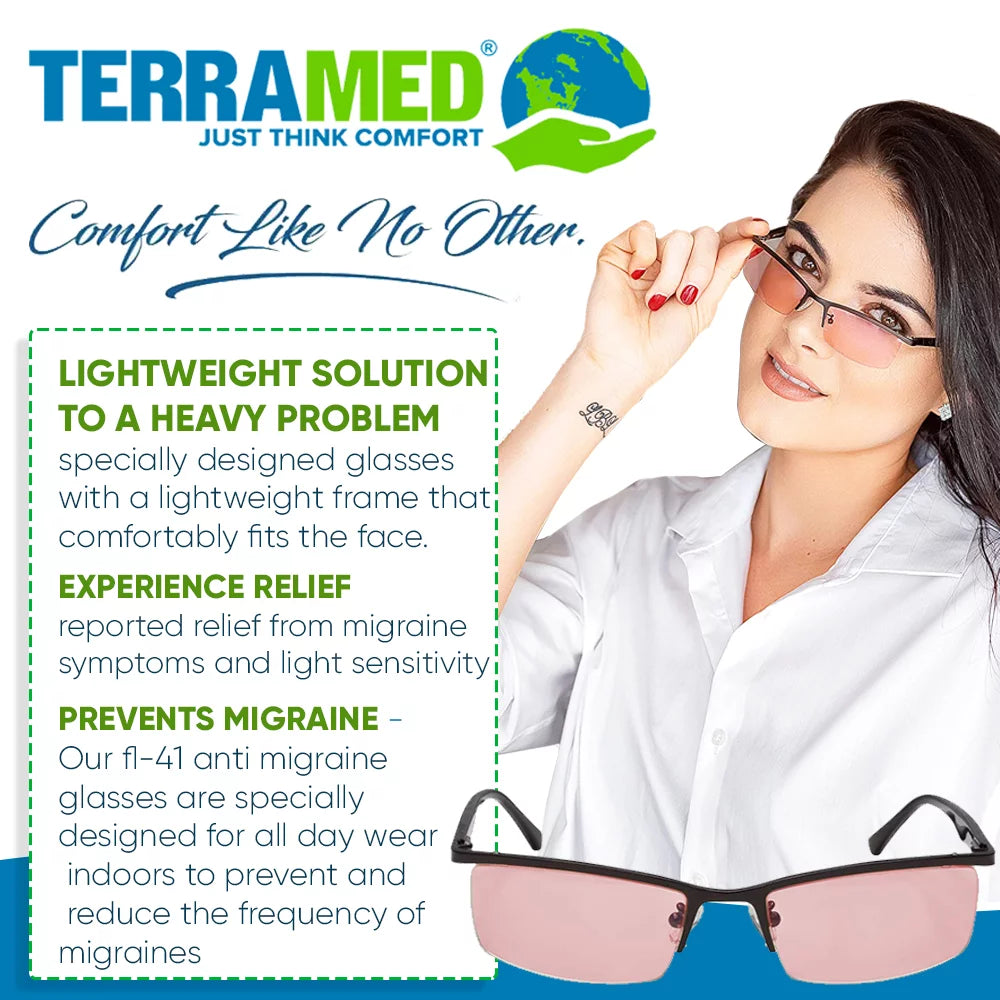Migraine Glasses FL-41 for Light Sensitivity Q218308
