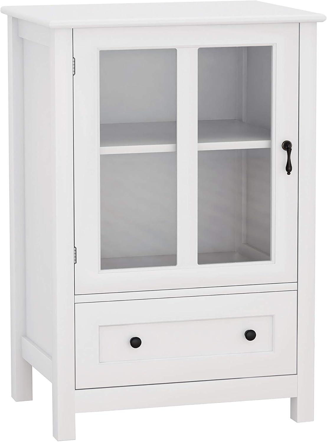 White Wooden Kitchen Storage Sideboard with Drawer F8812