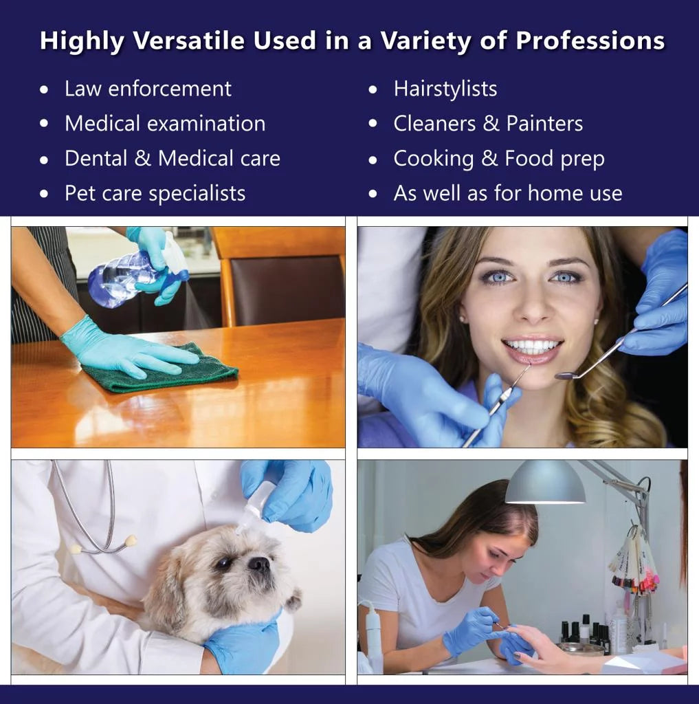 Small Nitrile-Vinyl Blend Disposable Exam Gloves, 1000/Case E503997