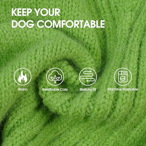 Green XXL Dog Sweater V856