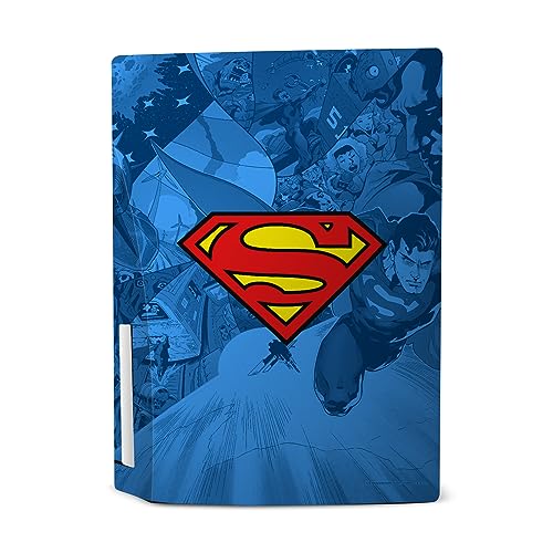 Superman DC Comics Vinyl Decal Cover Compatible with PS5 Disc Console & DualSense U16374