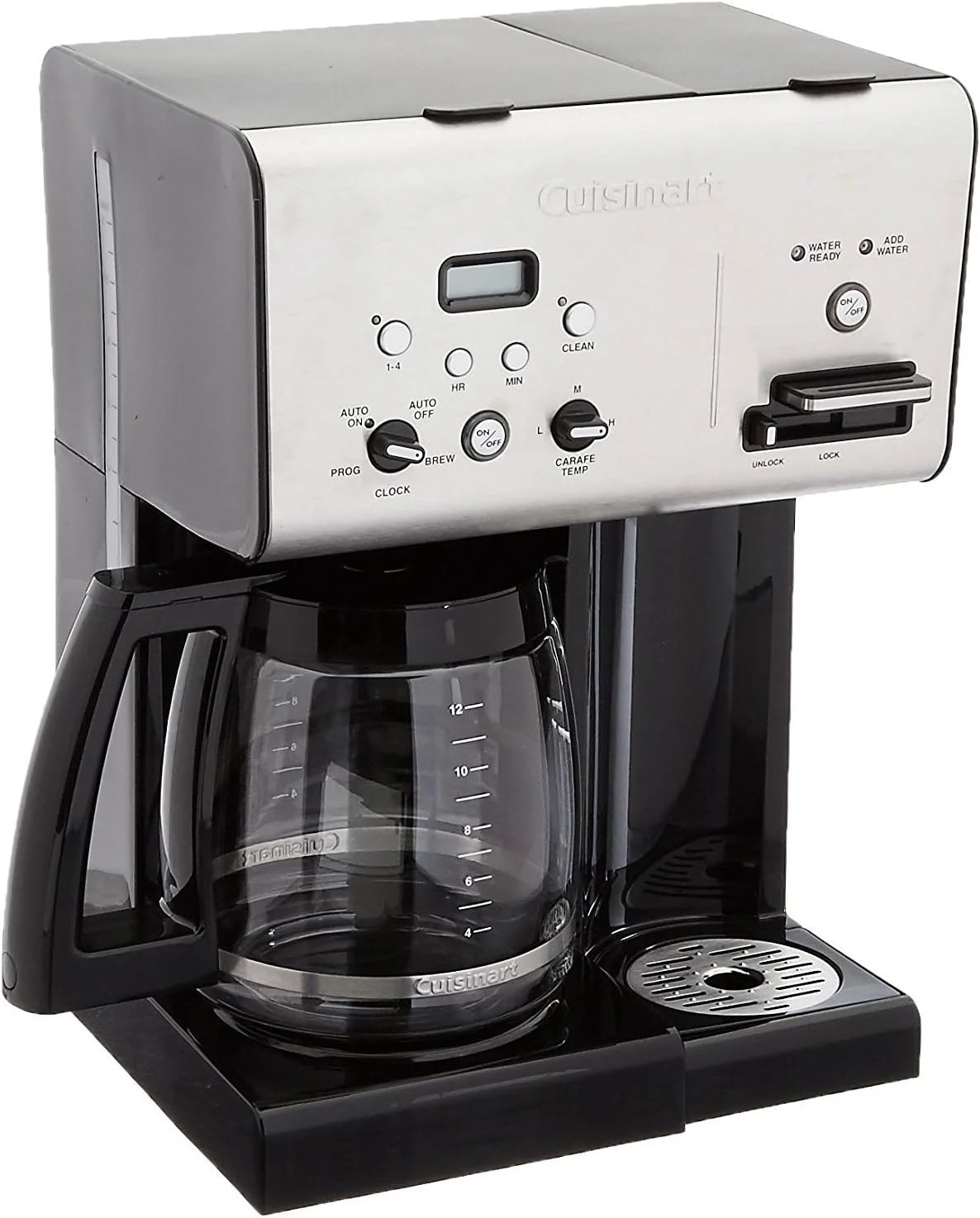 Open Box 12-Cup Black Stainless Coffee Maker N642