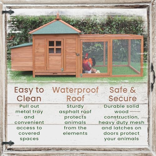 Wood Outdoor Cat House with Multi Levels, Waterproof Roof, Escape Doors, and Ledge Seating, 30.7" x 22" x 35.4" Z637842