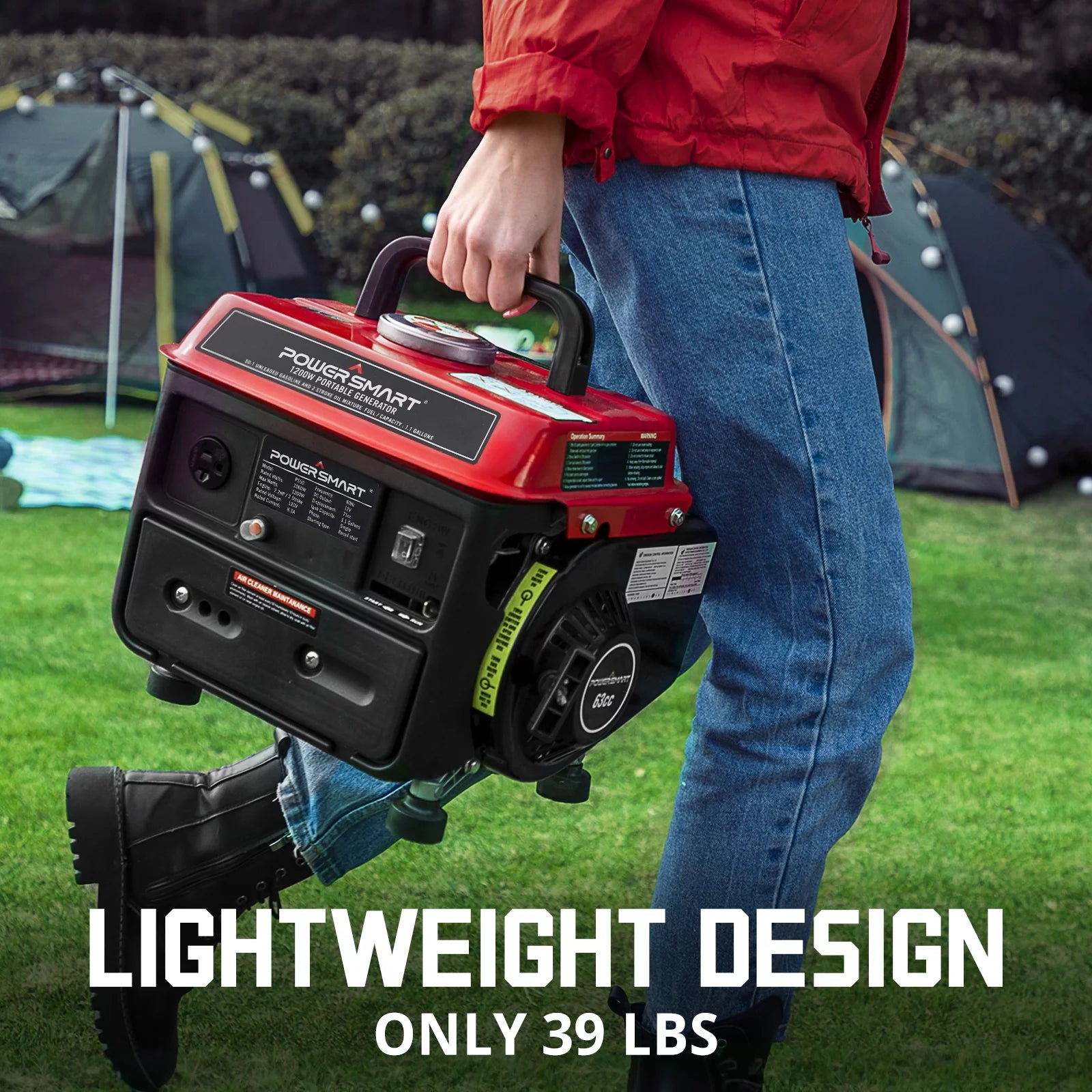 1200W Portable Inverter Gasoline Generator Y7157