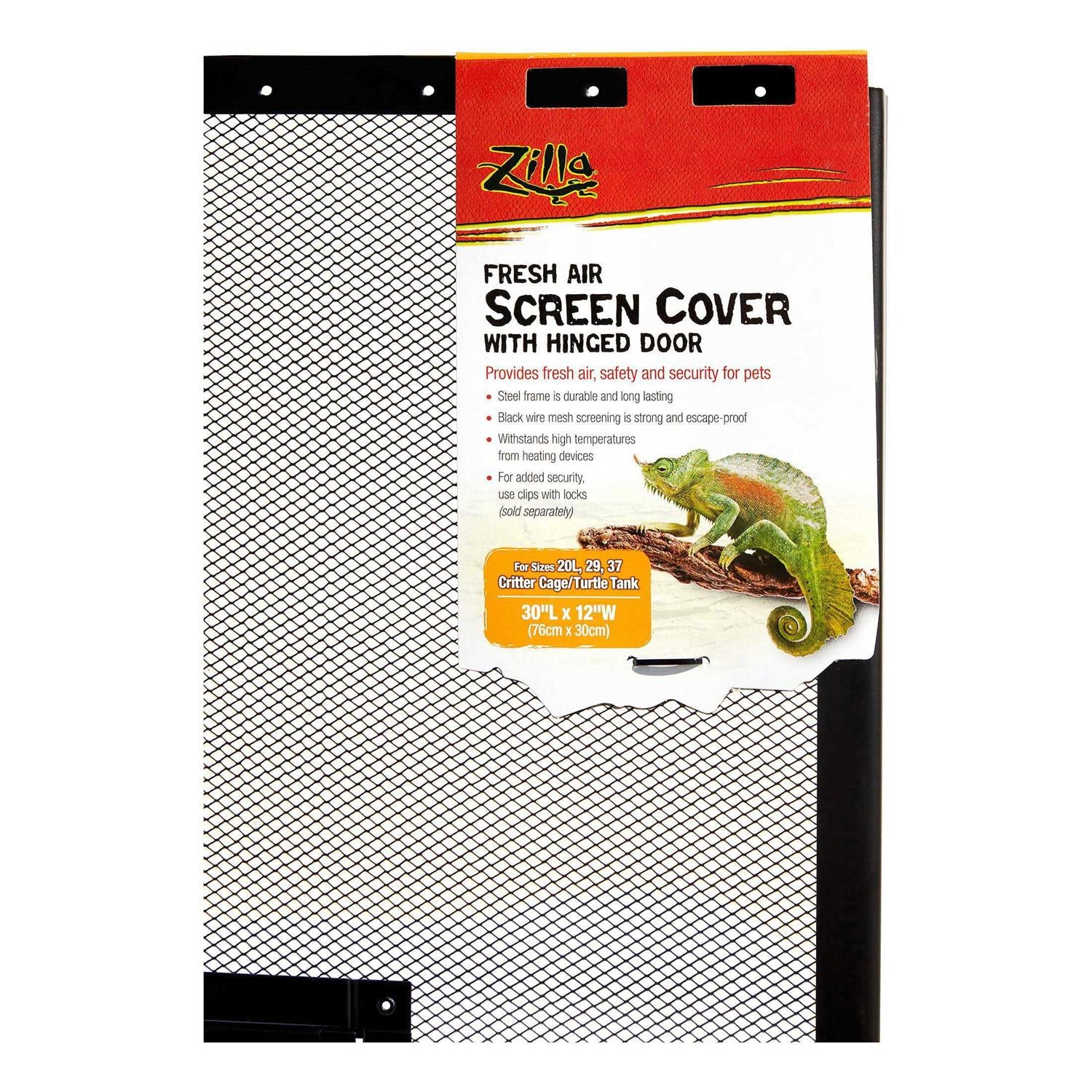 Fresh Air Screen Cover with Hinged Door W1629