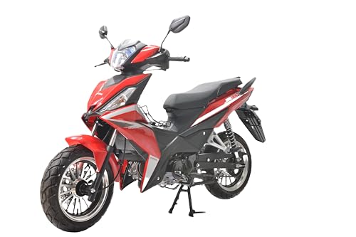 125CC 4 Speed Moped Motorcycle S18014