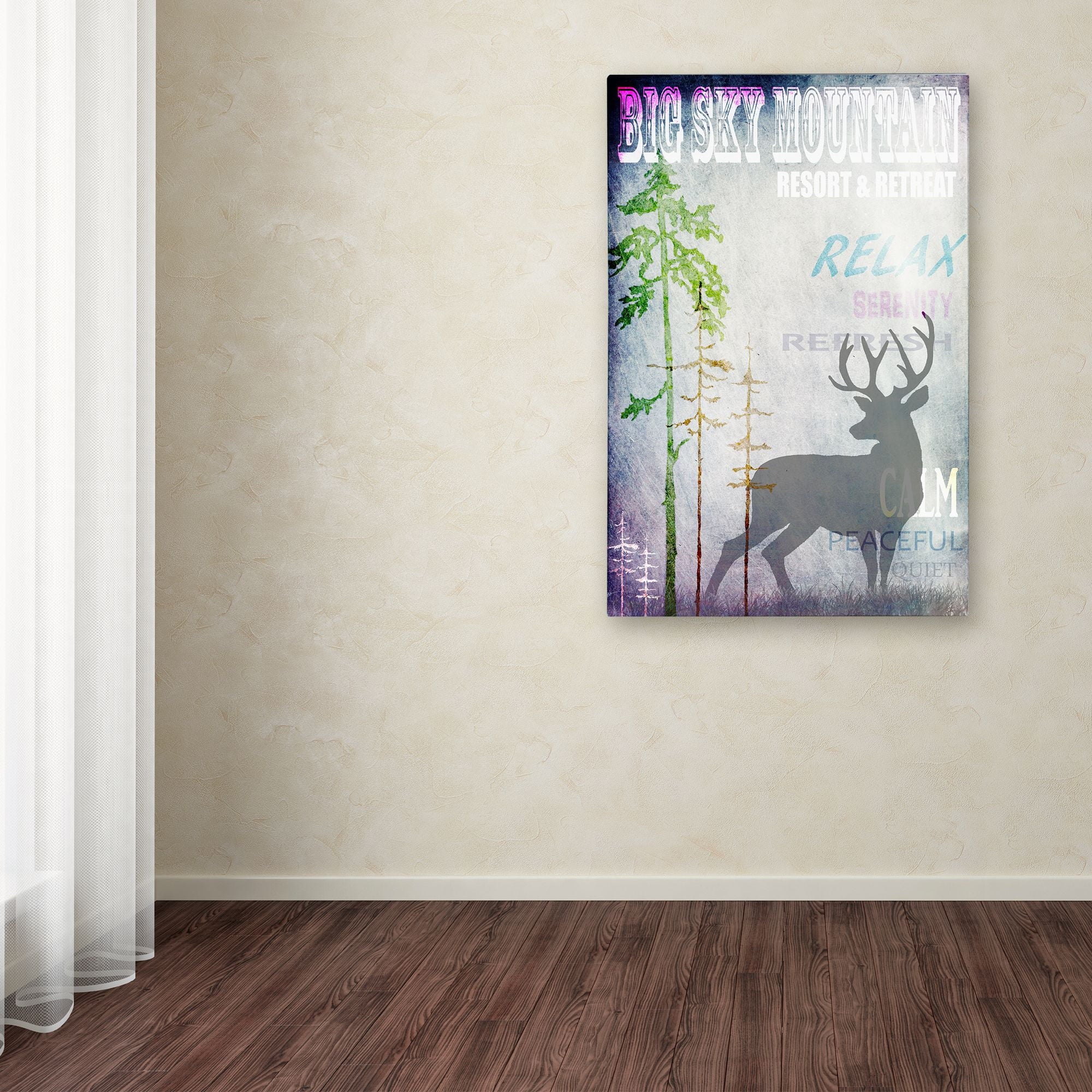 Big Sky Mountain Canvas Art T62658