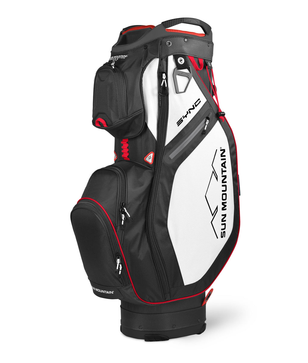 Black/White/Red Cart Bag F205