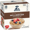 48 Packets Instant Oatmeal Maple Brown Sugar S130