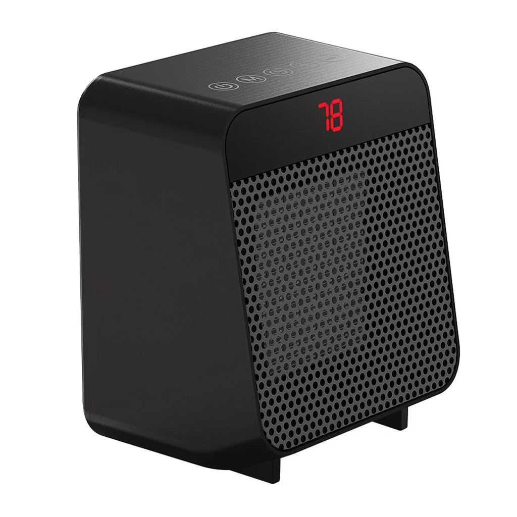 Electric Digital Ceramic Heater 1500W Black D957707