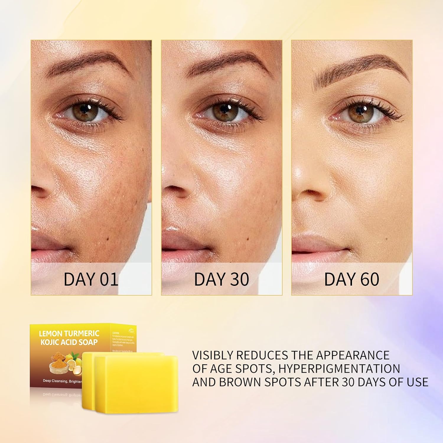 Lemon Turmeric Kojic Acid Soap Bar (2 Pack) F242778