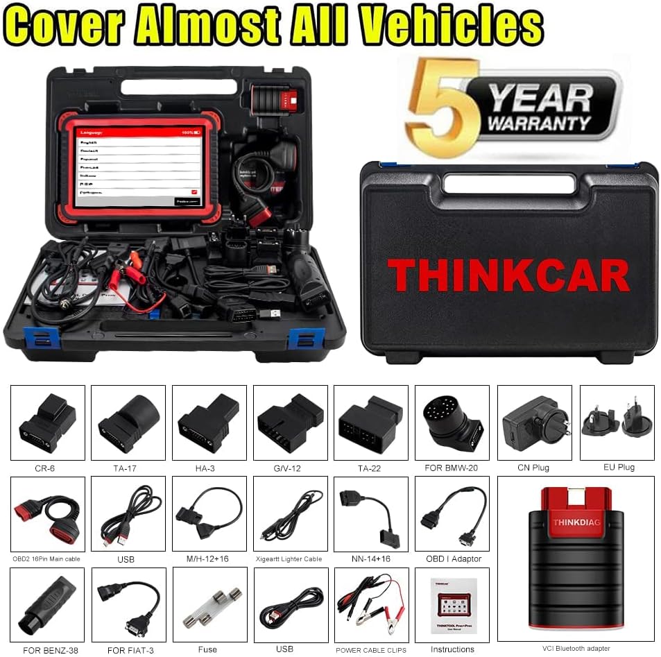 Bi-Directional Scanner Full Systems Diagnostic Scan Tool, 31+ Reset Functions, Key Matching, ECU Coding, ADAS Calibration, 2 Years Update H9065