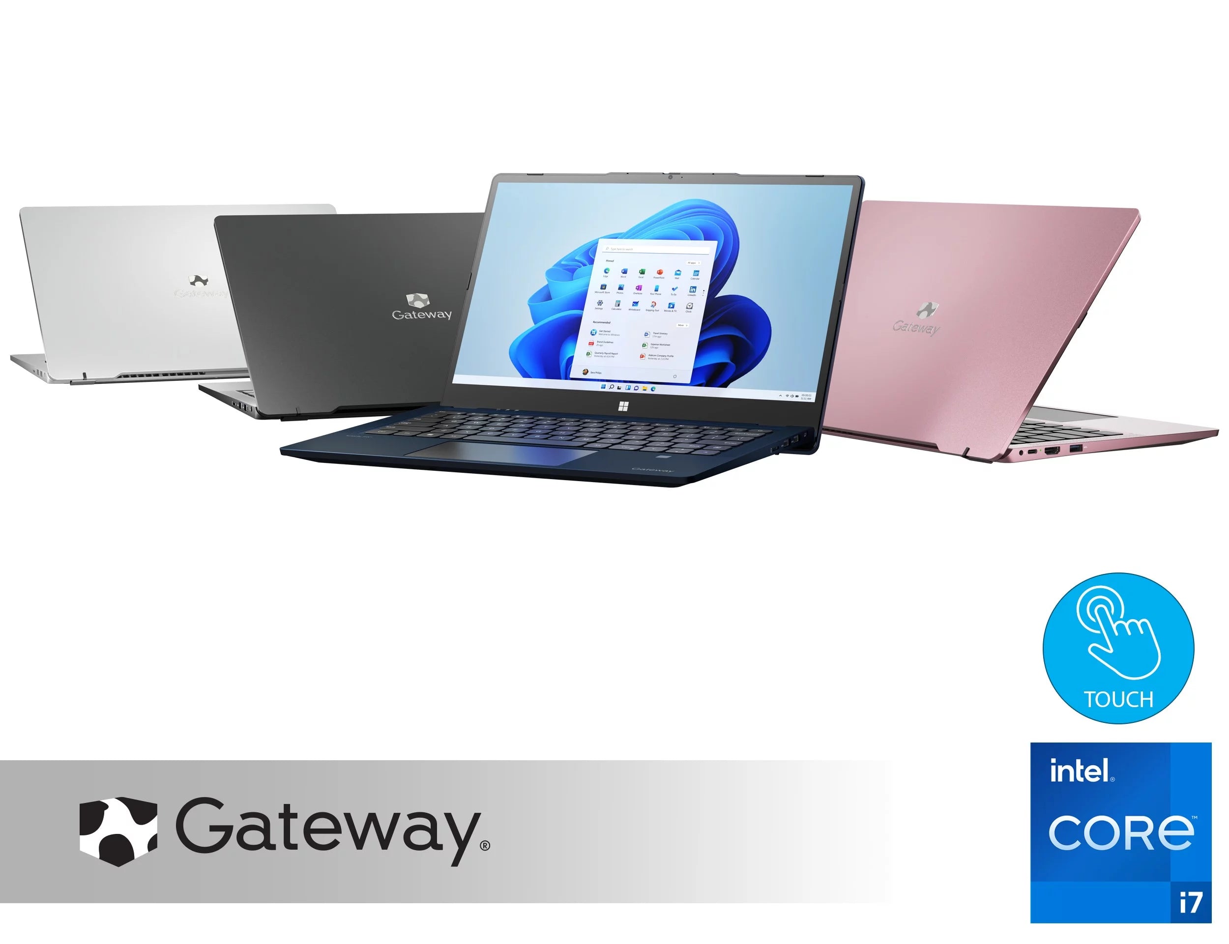 14.1" FHD Touchscreen Notebook, Intel Core i7-1255U, 8GB RAM, 512GB SSD, Windows 11, Black Q205
