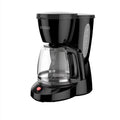12-Cup Black Glass Carafe Coffee Maker D483