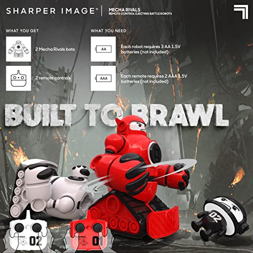 Remote Control Battle Robots, Two-Player Wireless Fighting Set with Lights and Sounds Y597