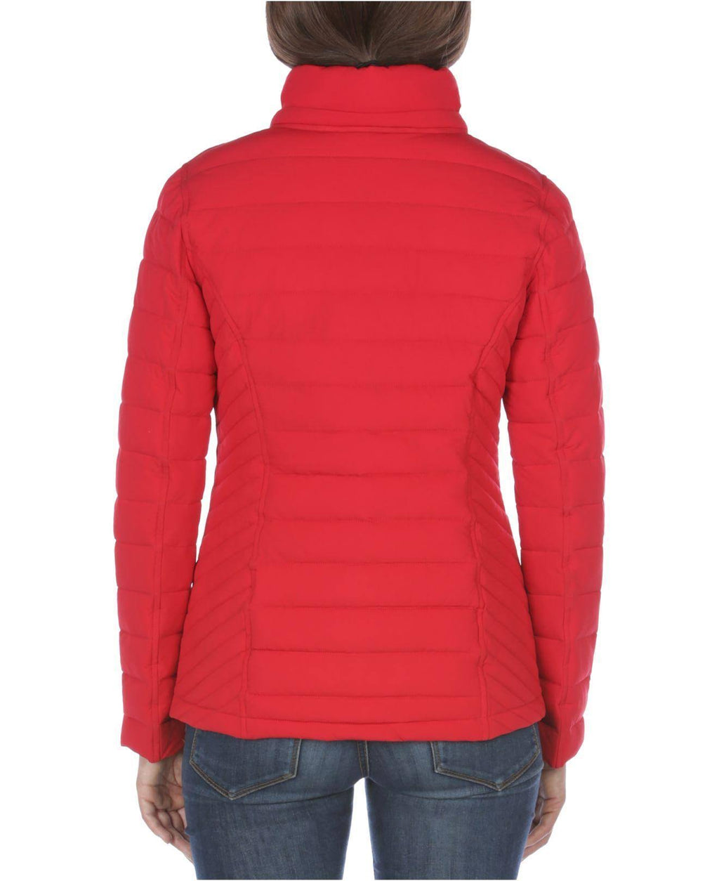 Nautica Red Hooded Puffer Coat P802835