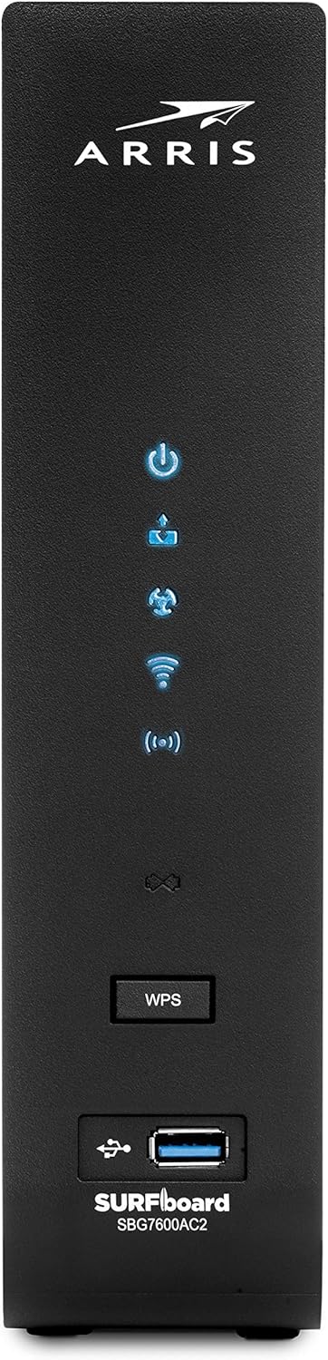 DOCSIS 3.0 Cable Modem & AC2350 Dual-Band Wi-Fi Router (black) A6332