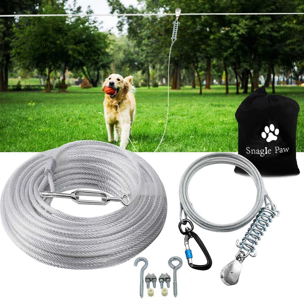 Dog Tie Out Runner with 10ft Pulley Runner Line R82102