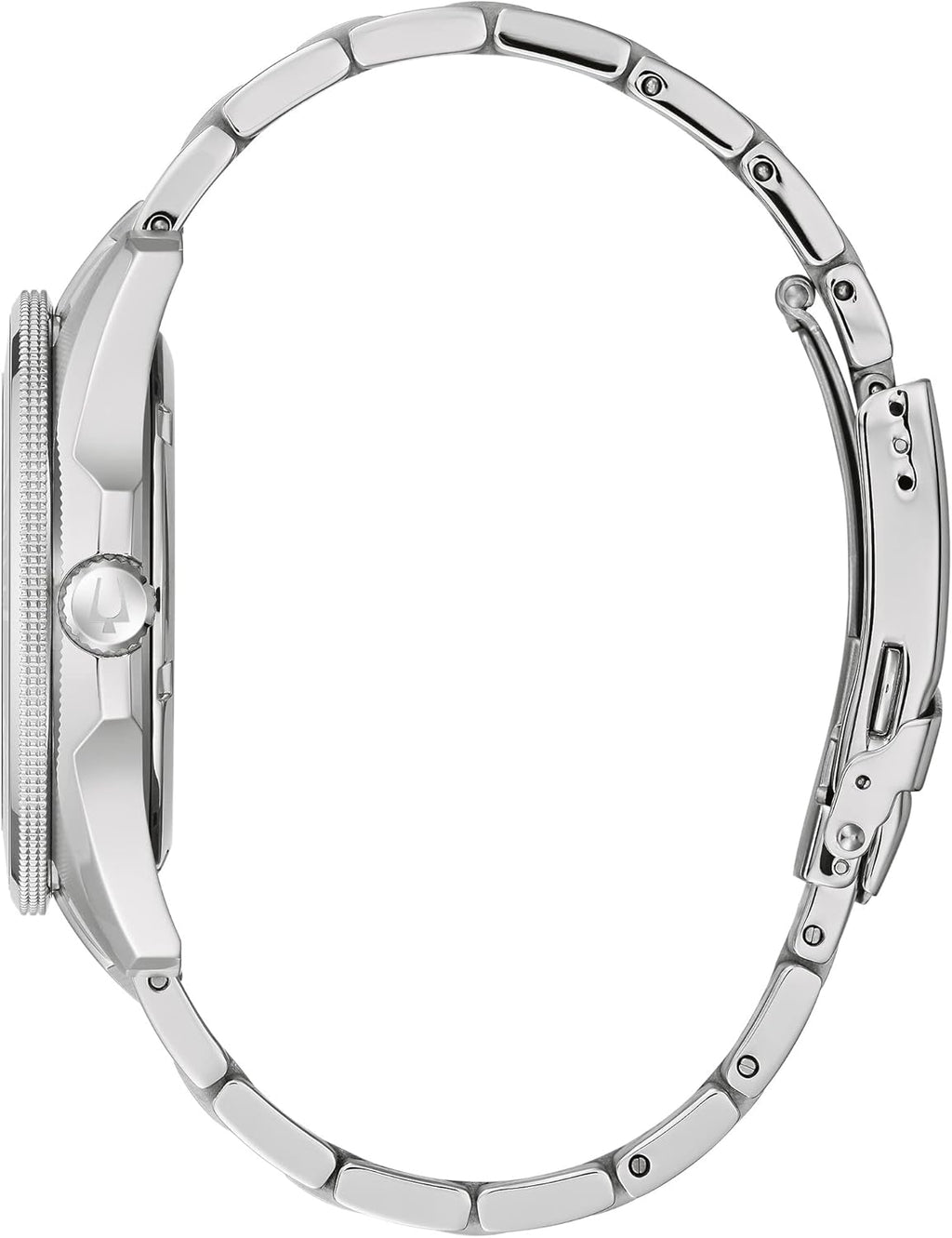 Stainless Steel Quartz Watch with Black Dial J39336