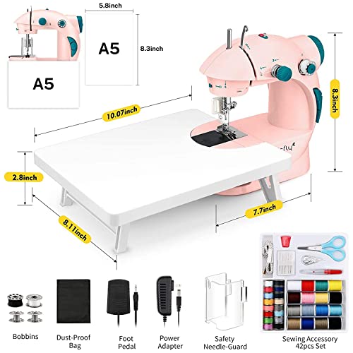 Mini Sewing Machine with Extension Table F677