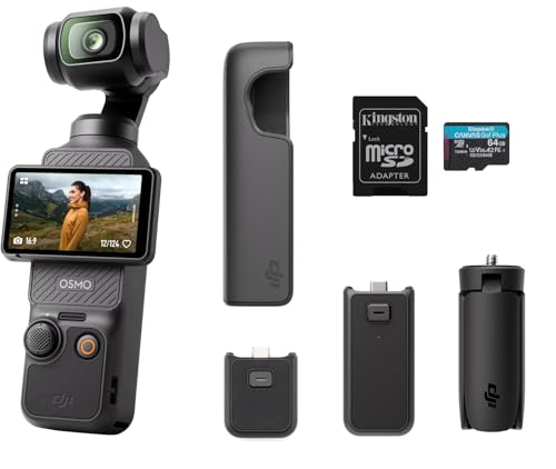 Osmo Pocket 3 Vlogging Camera with 1'' CMOS & 4K/120fps Video, 3-Axis Stabilization, 2" Rotatable Touchscreen C887