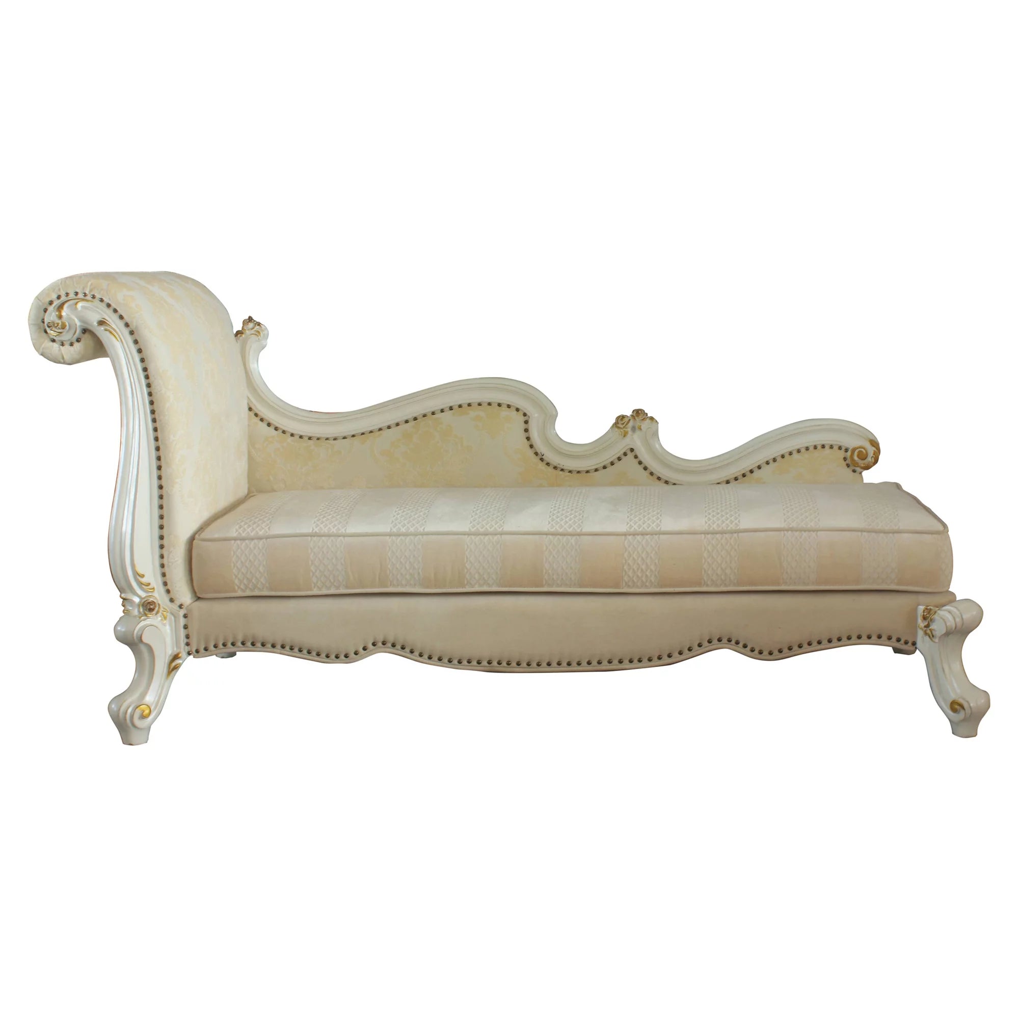 One Arm Chaise in Antique Pearl G85844