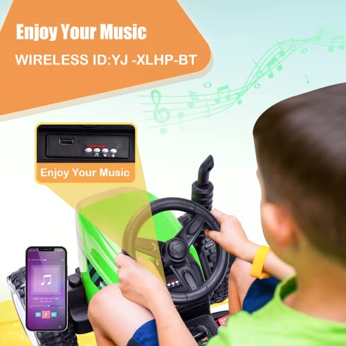 12V Battery Powered Electric Ride on Tractor with Remote Control O9676