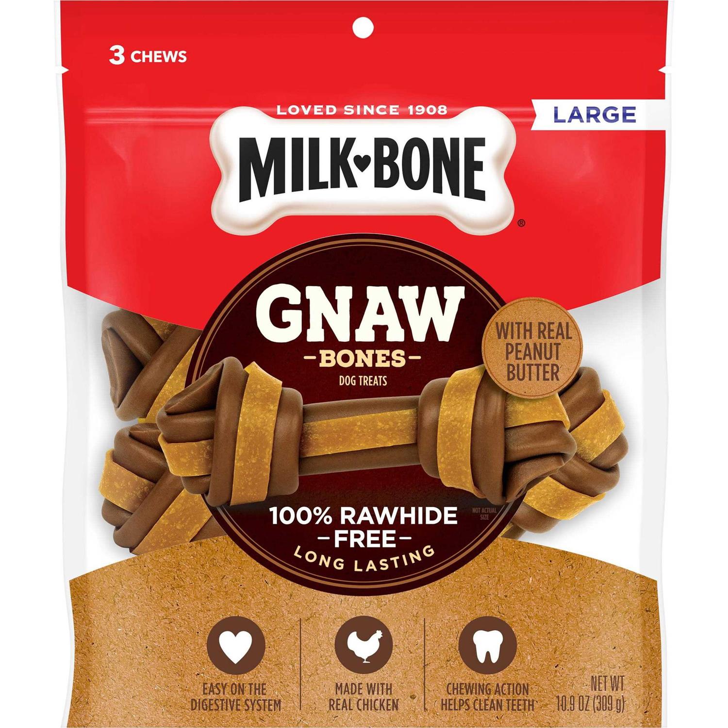 Gnaw Bones Dog Treats Y4781