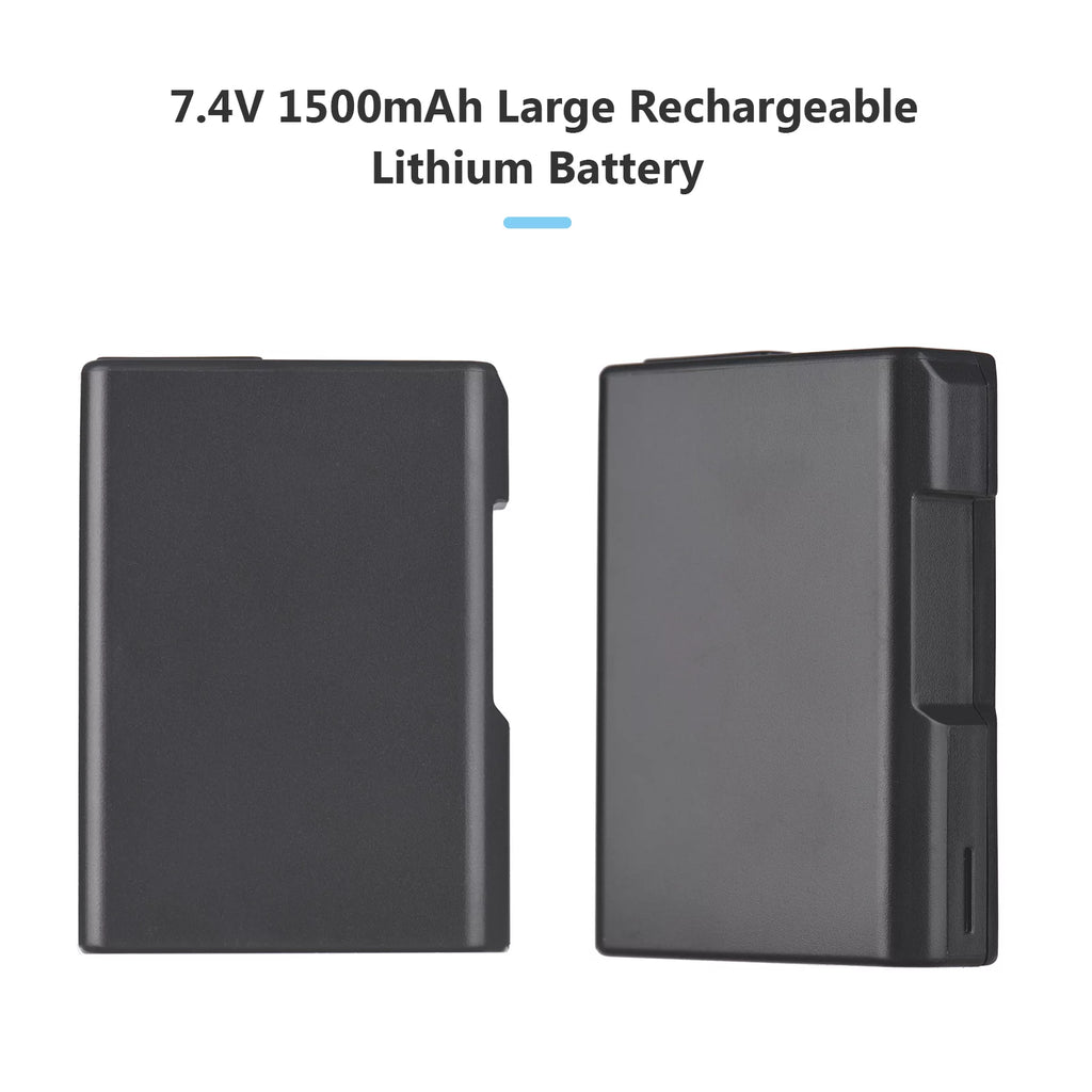 2pcs 7.4V 1500mAh Battery + 1pc Dual Channel Battery USB Port Screen Display S996