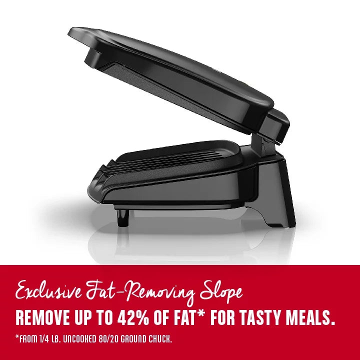 Black Electric Indoor Grill and Panini Press X87338