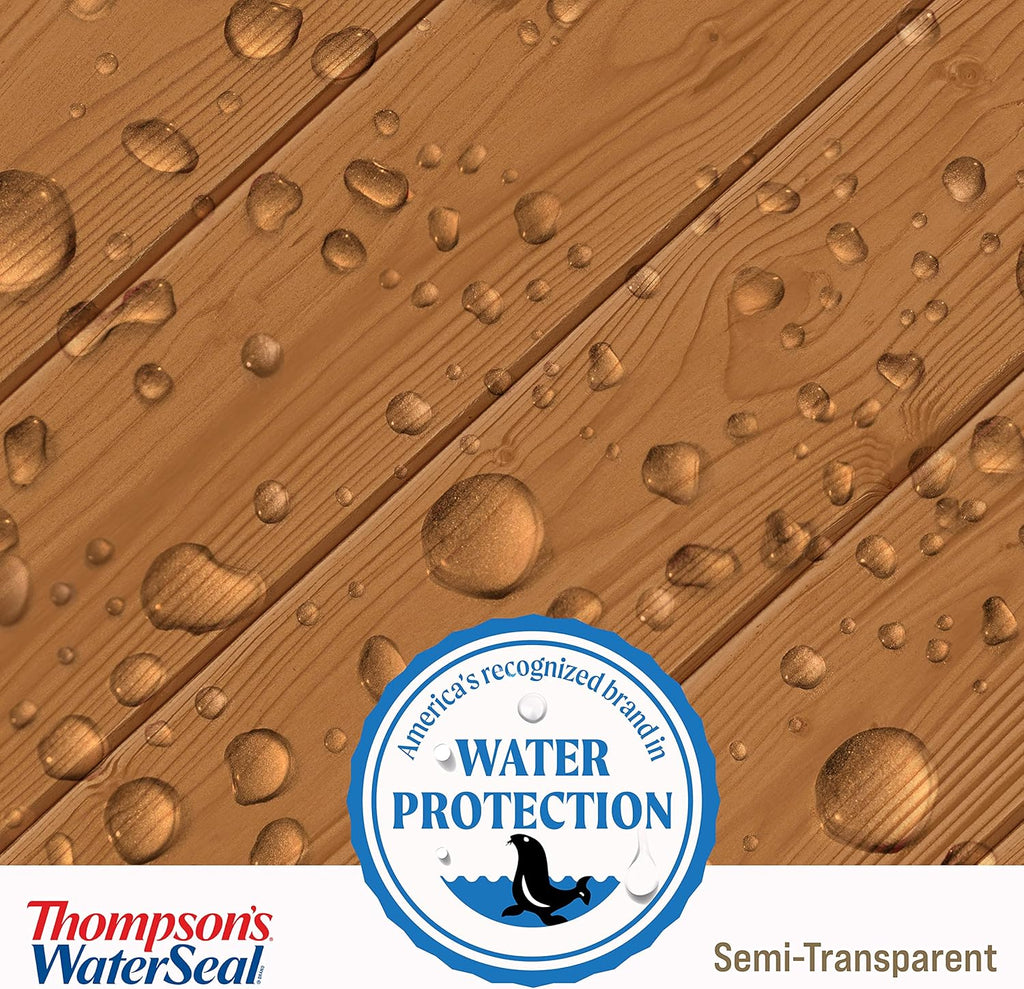 Semi-Transparent Waterproofing Wood Stain and Sealer, Desert Tan, 1 Gallon K88682