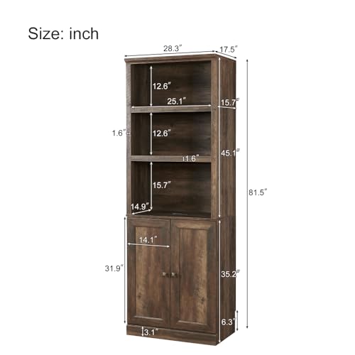 Brown Full Wood Murphy Wall Bed J7533
