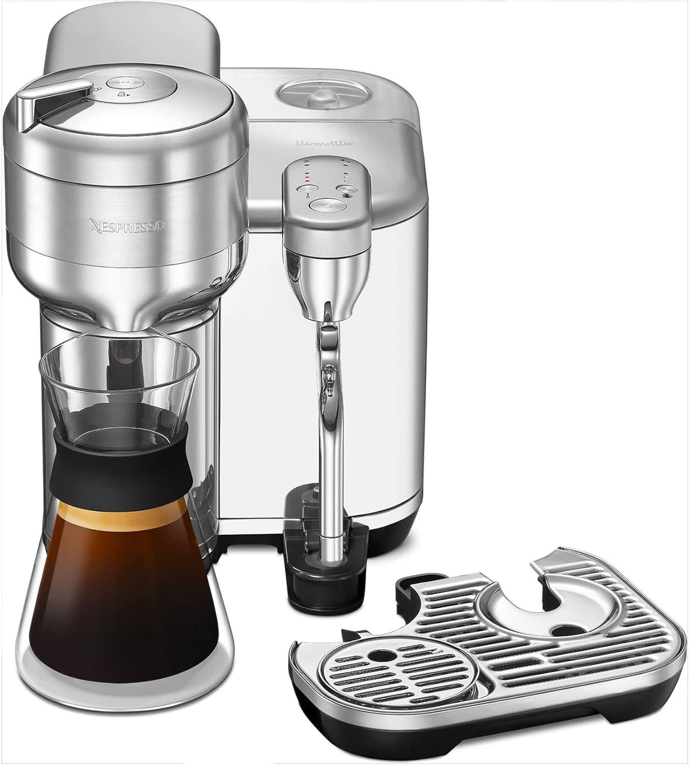 Brushed Stainless Steel Coffee and Espresso Maker W3401