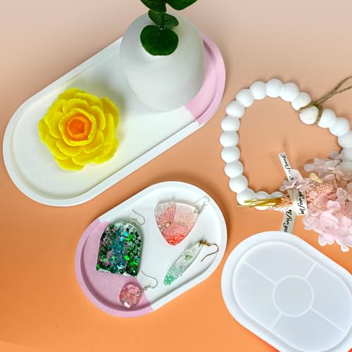 3 Pcs Silicone Rectangle Resin Molds I17871